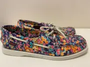 Womens Sebago Docksides Tatum Print Fabric B500162 Medium