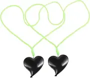 VICASKY Bib Clip for Stroller Baby Feeding Supplies Newborn Accessory Decorative Heart Shaped Clip