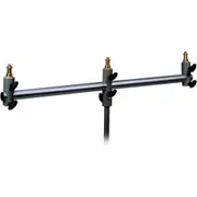 Manfrotto 154 Triple Microphone Holder Bar (Black)