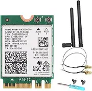 Intel WiFi 6 AX200 M.2 Adapter Card, Dual Band 802.11ax, Up to 2.4 Gbps, Bluetooth 5.2, Windows 10/11 Compatible