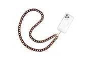 Case-Mate Universal Crossbody Chain Strap Holder For Mobile Phones Tortoiseshell