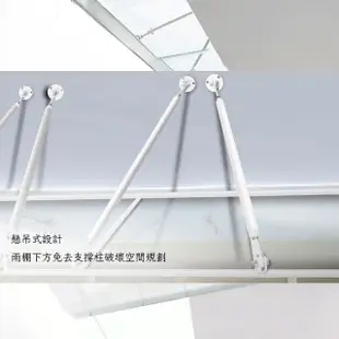 【CH喬城五金】CHD-601B不鏽鋼表面不處理1-1/2圓底盤雨棚拉桿組/雨篷/採光罩/遮雨棚/玻璃雨遮(DIY自行安裝)