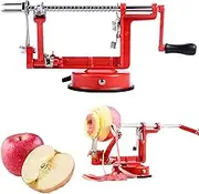 Apple Peeler, 3-in-1 Peeler Corer and Slicer with Suction Base and Adjustable Stainless Steel Blades