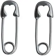 [Generic] Safety Pin Earrings Punk Style Paperclip Earrings Unisex