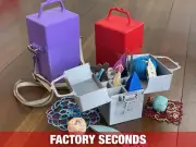 The Tatting Toolbox - Factory Seconds - 3D Printed Tatting Shuttle & Tool Caddy
