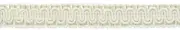 Scroll Gimp Braid Trim, Color# A3 - Off White Ivory [Sold By The Yard]