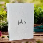 New Dior Beauty J'adore Floral Embossed Notebook Journal White Novelty GWP