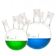 25-1000ml glassware flask Science 4 neck lab beaker 19#-29# Chemistry Laboratory