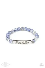 Paparazzi: Keep The Trust ~ Blue Bracelet