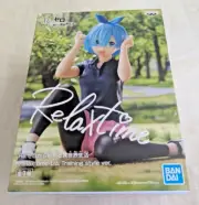 New Banpresto Re:Zero Rem Training Style Version Relax Time Figure (US Seller)