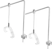 BESPORTBLE Aquarium Light Holder 2pcs Aluminum Alloy Fish Tank Light Stand Universal Clamp Sturdy Construction Easy Install