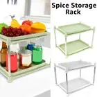 Spice Rack Organizer 2-Layer Spice Rack with 360° Rotating Base Large Capacity ꦿ