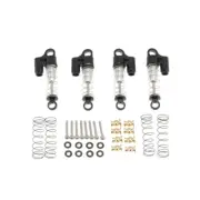 4 Sets Metal Double Tube Shock Absorber Dampers For Axial SCX24 90081 1/24 RC