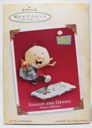 2004 " Stanley and Dennis " Disney Hallmark Keepsake Christmas Ornament NIB