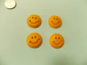 4 Resin Smile Emoji Flatbacks