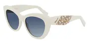 Salvatore Ferragamo SF 1022S 103 Men's Sunglasses White Size 53