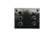 TechBrands Switch Panel with Fuses and Ingress Protection - 3 Gang