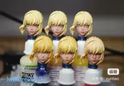 1:12 Saber Girl Head Sculpt Painted Carved For 6" Female Action Figure Body Toys