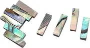 BESTonZON 10pcs Abalone Shell Guitar Binding Strip 12x1.5x1.2mm Replacement for Guitar Ukulele Mandolin Banjo Diy Luthier