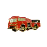 Red Fire Engine Truck EMT Lapel Pin Hat Tie Tac Firefighter