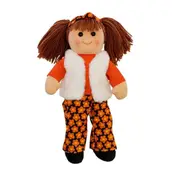 Hopscotch Lovely Soft Rag Doll Cleo Girl Dressed Doll Large 35cm