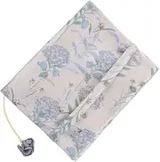 SECFOU Exquisite Fabric Book Covers Reusable Wear-Resistant Protective Sleeves for A5 Books