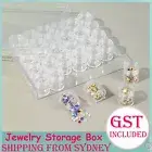 30PCS Craft Hobby Plastic Round Clear Container Box Bead Glitter Jar Storage Box