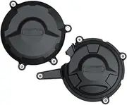 Engine Guard Motorcycle Engine Alternator Clutch Protection Cover Accessories Fit for Ducati Panigale 1199 2012-2014 & Panigale 1299 2016-2020 Guard Bumper(1 Set-BK)