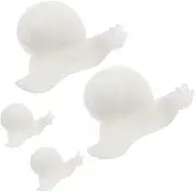 WEKAMOS Add Charm to Your Craft 4pcs Resin Snail Models for Micro Landscapes Resin Art