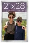 21x28 Frame Silver Real Wood Picture Frame Width 0.75 inches | Interior Frame De