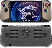 Walieoka Protective Case Compatible with MSI Claw 8 AI+ 8 inch,TPU Protective Cover Game Console with Ergonomic Grip - Anti-Collision and Non-Slip (Transparent)