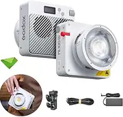 Godox ML100BI Bi-Color LED Video Light, CRI:97 TLCI:98, CCT 2800-6500K, 11 FX Effects APP Control Godox Mount Continuous Output Lighting Mutil Power Supply for Filmmaking/Live Streaming/Vlog