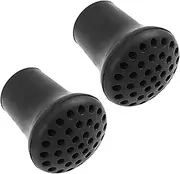 Zerodeko 2Pcs Non-Slip Pads for Crutches Walkers Tip Hiking Pole Replacement Tips Walking Sticks Ends Anti- Skid Crutch Tip Crutch Accessories Crutch Cap Elder Rubber on Foot Protection pad