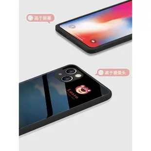 草莓熊iphone14手機殼表情13promax蘋果12米奇14pro維尼熊11唐老鴨x卡通xr適用xsmax迪士尼7男8plus女款6情侶