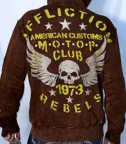 Affliction American Customs MOTOR CLUB Zip Hoodie - NEW - A4788 - Reversible
