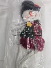 Avon Plush Snowman Wine / Alcohol Bottle Cover
