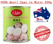 NEW OSHA Quail Eggs in Water 850g Big Tin + Free Shipping 鹌鹑蛋-大罐装