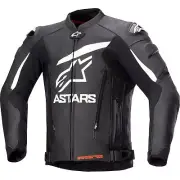 Alpinestars GP Plus R v4 Leather Jacket - Black/White - Size 42 3100524-12-52