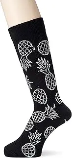 [Richer Poorer] Men's Luau Mens Socks Cotton Polyester Spandex Black