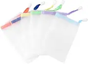 MERRYHAPY Soap Saver 50pcs/Package Net for Body Facial Cleaning Holder and Round Buckle