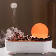 MFDXWCV Humidifier, Small Aroma Diffuser, 3 Color LED Light, Volcanic Humidifier