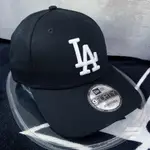 【球衣藏家】NEW ERA 洛杉磯 道奇 DODGERS 全黑 鐵扣 可調式 老帽 MLB DAD HAT