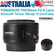 YONGNUO YN 35mm F2 Full-frame Wide-angle Lens Auto Focus /MF for Canon EF /Z CAM