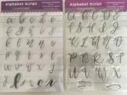 Crafter's Companion Alphabet Script Uppercase & Lowercase Photopolymer Stamps