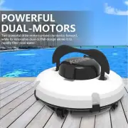 Swimming Pool Robot Cleaner Cordless Robotic Vacuum Automatic Ground Water Au