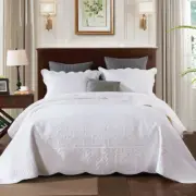 Classic Quilts Antique White Coverlet Bedspread Set 4 Bed Sizes