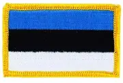 Patch Embroidered Patch Flag Estonia Estonian Flag Thermoadhesive