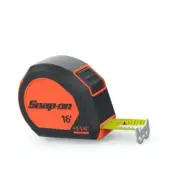 Snap On tools Orange SAE Tape Measure back magnet TPM16 Fractions Auto Brake NEW