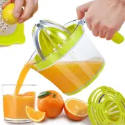 Manual Juicer, MJ02 Multifunctional Hand Juicer, Lemon Lime Squeezer with Comfo