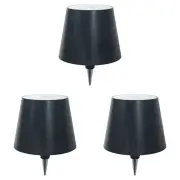 Wireless Bottle Lamp RGB Rechargeable Touch Lamp for Restaurant & Bar (Black)